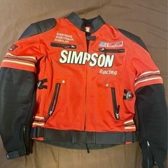 シンプソンメッシュジャケット　赤　L