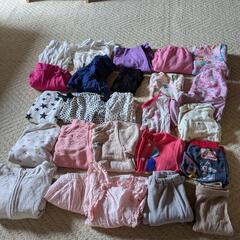 【値下げ】90cm女児服67着まとめ売りの画像