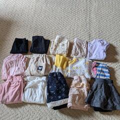 【値下げ】90cm女児服67着まとめ売りの画像