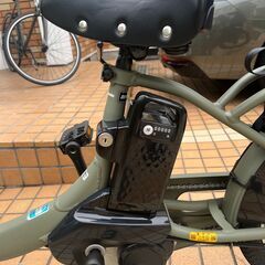 引取り限定　電動自転車　ギュット・クルームR・DX BE-FRD032　マットグリーンの画像