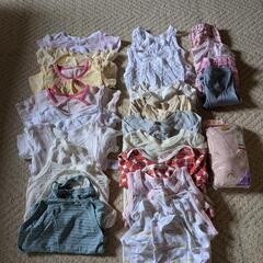 【値下げ】90cm女児服67着まとめ売りの画像