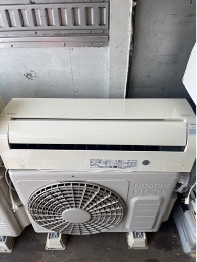 【取付工賃込】200v日立白くまくんエアコン室外機セット