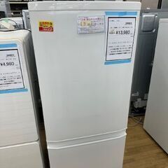 【ドリーム川西店御来店限定】 三菱 冷蔵庫 MR-P15ED-KW 146 2019年製 動作確認／クリーニング済み 【200128125560137】