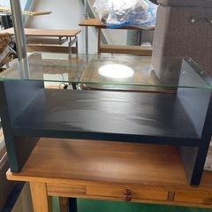 家具 センターテーブル　ガラステーブル