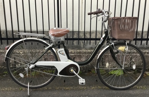 ＜整備済＞パナソニック・26インチ電動アシスト自転車・アルフィット・ViVi ・内装3段変速・サドル新品・きれいに清掃済みです