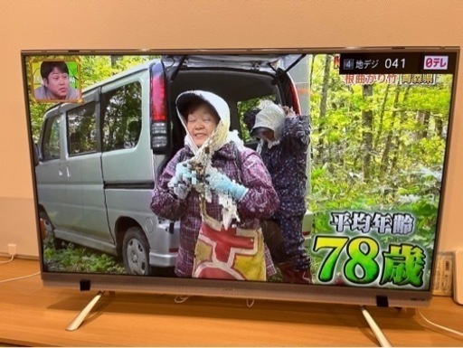 【美品・値段交渉可】B-CAS有　山善　４K　液晶テレビ　キュリオム　QRT-49W4K [49インチ]