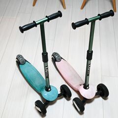 【受付終了】２台セットキックボード（ばら売り不可）/体重50kg...
