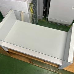 センターテーブル　天板ガラス　ローテーブルの画像