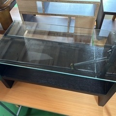 ローテーブル　ガラス天板　センターテーブルの画像