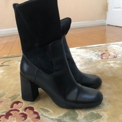 美品★スペイン製 ハイヒール ブーツの画像
