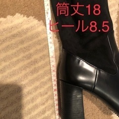美品★スペイン製 ハイヒール ブーツの画像