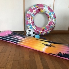 浮き輪 ボール フロートマット 空気入れの画像