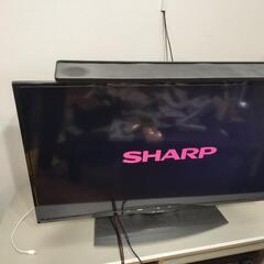 40インチ4K液晶テレビ AQUOS 4t-c40bj1とキャスター付きテレビ台のセット