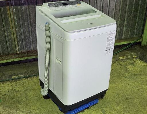 全自動洗濯機 8.0kg パナソニック NA-FA80H5 2017 　G49424