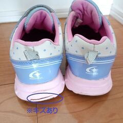 ■中古「moon STAR 20.5cmEE ピンク×パープル」の画像