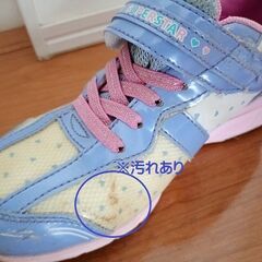 ■中古「moon STAR 20.5cmEE ピンク×パープル」の画像