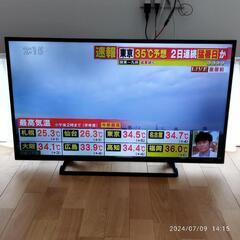 43V型panasonic液晶テレビの画像