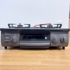 5,000円値下げ 2022年式 リンナイ ガスコンロ LP、プロパンガス用 ホース付きの画像