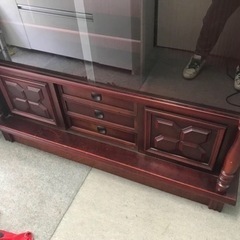 アンティーク　家具　キャビネット　サイドボード古家具の画像