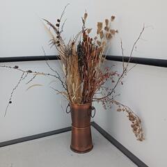 《完売御礼🙇》 アンティーク ガーデニング 【 銅製　傘立て 花入れ 】　　ビンテージ 家具 インテリア雑貨の画像