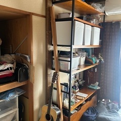 【お話し合い中】おしゃれなしっかり鉄とウッドの棚の画像