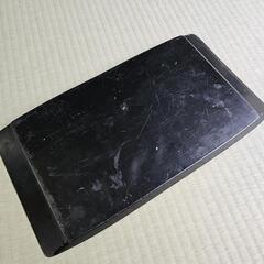 【昭和レトロ/1950年代物】お盆 トレー プレート 大きい 特大プレート  菖蒲模様 木目調 茶色の画像