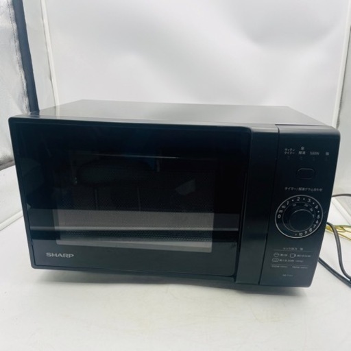 【‼️✨中古美品✨‼️】SHARP電子レンジカンタン操作のフラットタイプ
