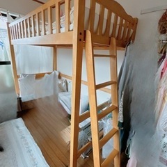 ニトリ 木製ロフトベッド