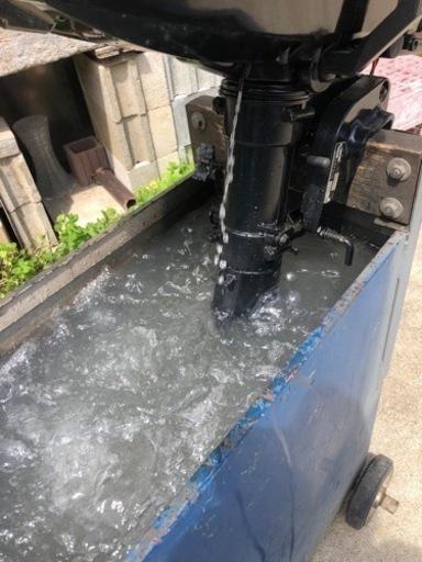 【人気】マーキュリー　5馬力　程度上　S足　2スト　船外機　ヤマハスズキトーハツアルミボート