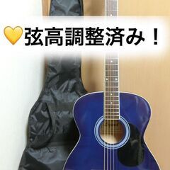 ❤️弦高調整済み！「レジェンド by Aria FG-15 ブルー」& ケース付！の画像