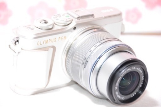 オリンパス★OLYMPUS PEN E-PL10 ホワイト/自撮り/Wi-Fi