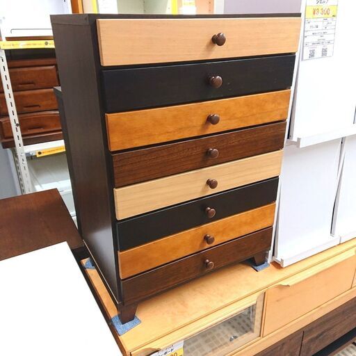 10/1中村敬木工 チェスト クオーレ2 8段 幅60cm シェルフ