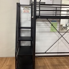階段付きロフトベッド【町田市再生家具】240944の画像