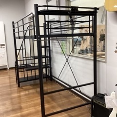 階段付きロフトベッド【町田市再生家具】240944の画像