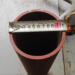 丸パイプ　STK400 外径114.3mm 厚み6mm 長さ572mmの画像