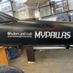 自転車　No.19705　折りたたみ　20インチ　ブラック　MYPALLAS M200　※シフトワイヤー欠品　【リサイクルショップどりーむ荒田店】の画像