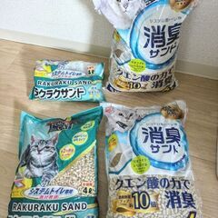 猫用システムトイレとシステムトイレ用サンドの画像