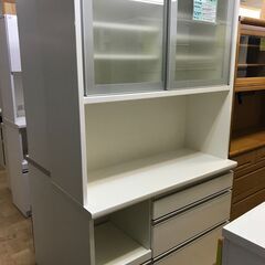 【FU881】★ 松田家具  システムキッチンボード  ホワイト  ソフトクローズ  モイス加工   オシャレ  シンプル  コンパクト  大容量  ファミリータイプ  クリーニング済 堺市 深井 【ジャングルジャングル深井店】