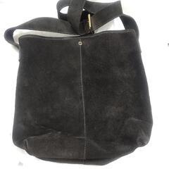 ZARA リアルスエード ショルダーバッグ ザラの画像