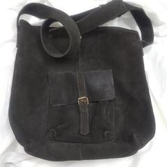 ZARA リアルスエード ショルダーバッグ ザラ