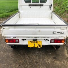☆農家の車なので雪道未走行☆とにかくサビに強いアクティ 車検2年4万円 101772km 格安陸送 名変代行 5MT 4WD マニュアル 軽トラの画像