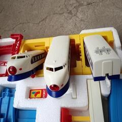 昔のプラレール　初代新幹線　きれいな状態の画像