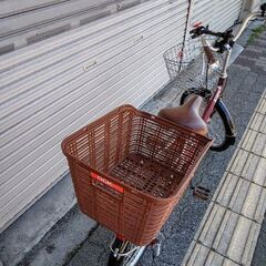 LAPIS[ラピス]20吋 ファミリーサイクル 変速なし/LEDオート/Nレッドの画像