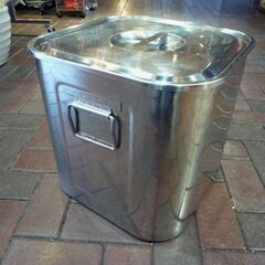 YUKIWA 角型 寸胴鍋 幅36cm 深さ36cm ステンレス 調理器具 煮込み料理 業務用 大鍋 ずんどう 札幌市東区 新道東店 の画像