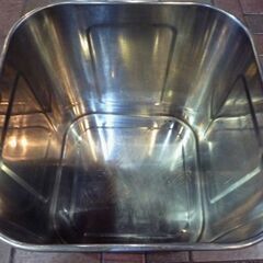 YUKIWA 角型 寸胴鍋 幅36cm 深さ36cm ステンレス 調理器具 煮込み料理 業務用 大鍋 ずんどう 札幌市東区 新道東店 の画像