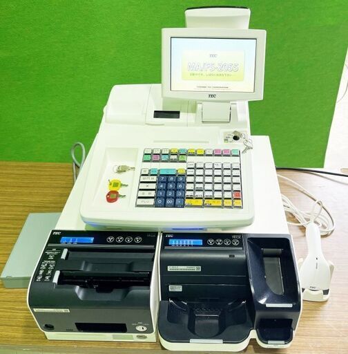 東芝テック】MA-2055 POSレジスター/スキャナー付き+自動釣銭機
