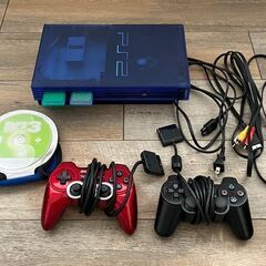 プレステ2 本体 コントローラー×2 メモリー×2 ゲームソフト...