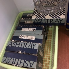 GYP0709 東洋ガラス 灰皿 トレド 中 日本製　7個　箱付きの画像