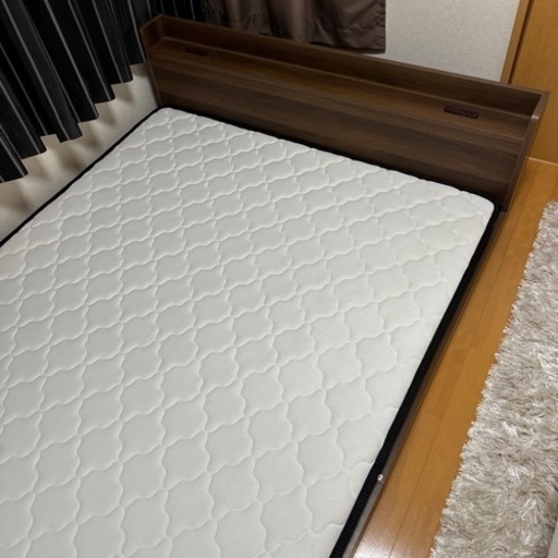 ダブルベットマットレス付きロータイプ
