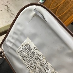 N2407-216 値下げしました　SHIMA シルバーカー アドリブ チェック ベージュ キズ汚れ破れ有り 取説付きの画像